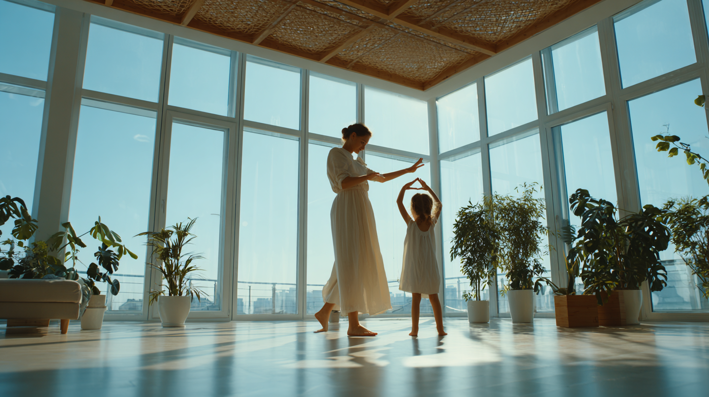 Children exploring math through dance while creating geometric shapes with movement activities